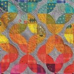 Drunkard's path quilt stitched by Karlee Porter