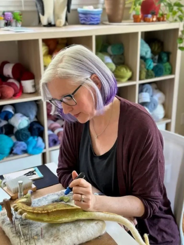 Kelly Conrad at work