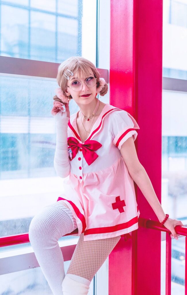 Nurse inspired Cut Sew pattern by Madison May