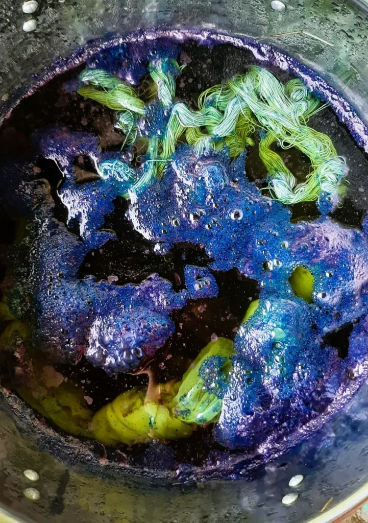 Indigo pot of Paige St-Pierre