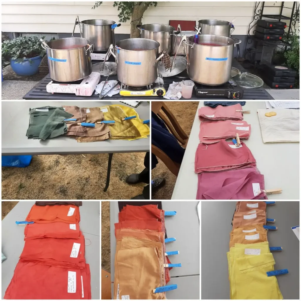 Rainbow dye day with Paige St-Pierre