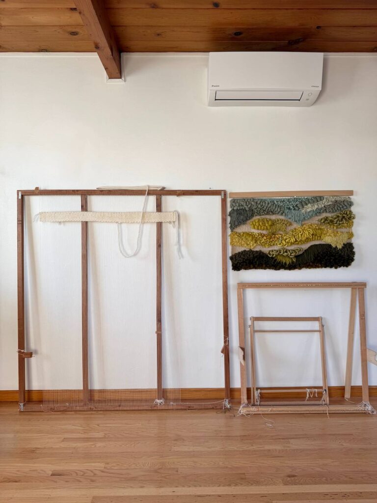 Design wall in Adriene Busch studio