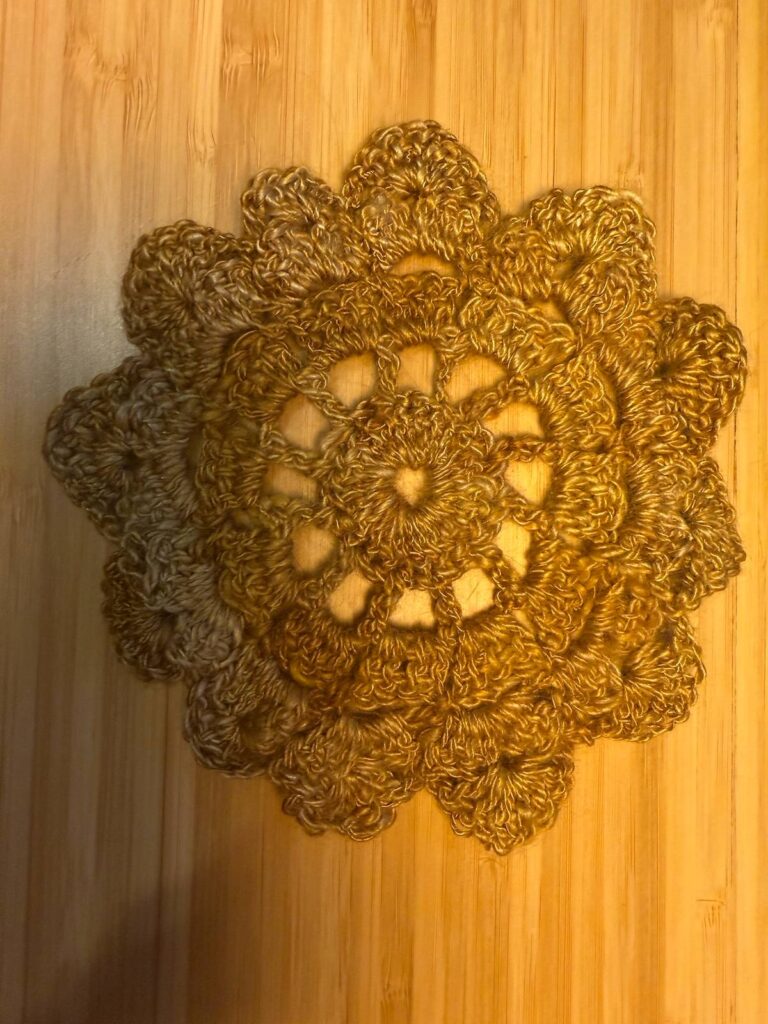 Candace Ohm crocheted mandala