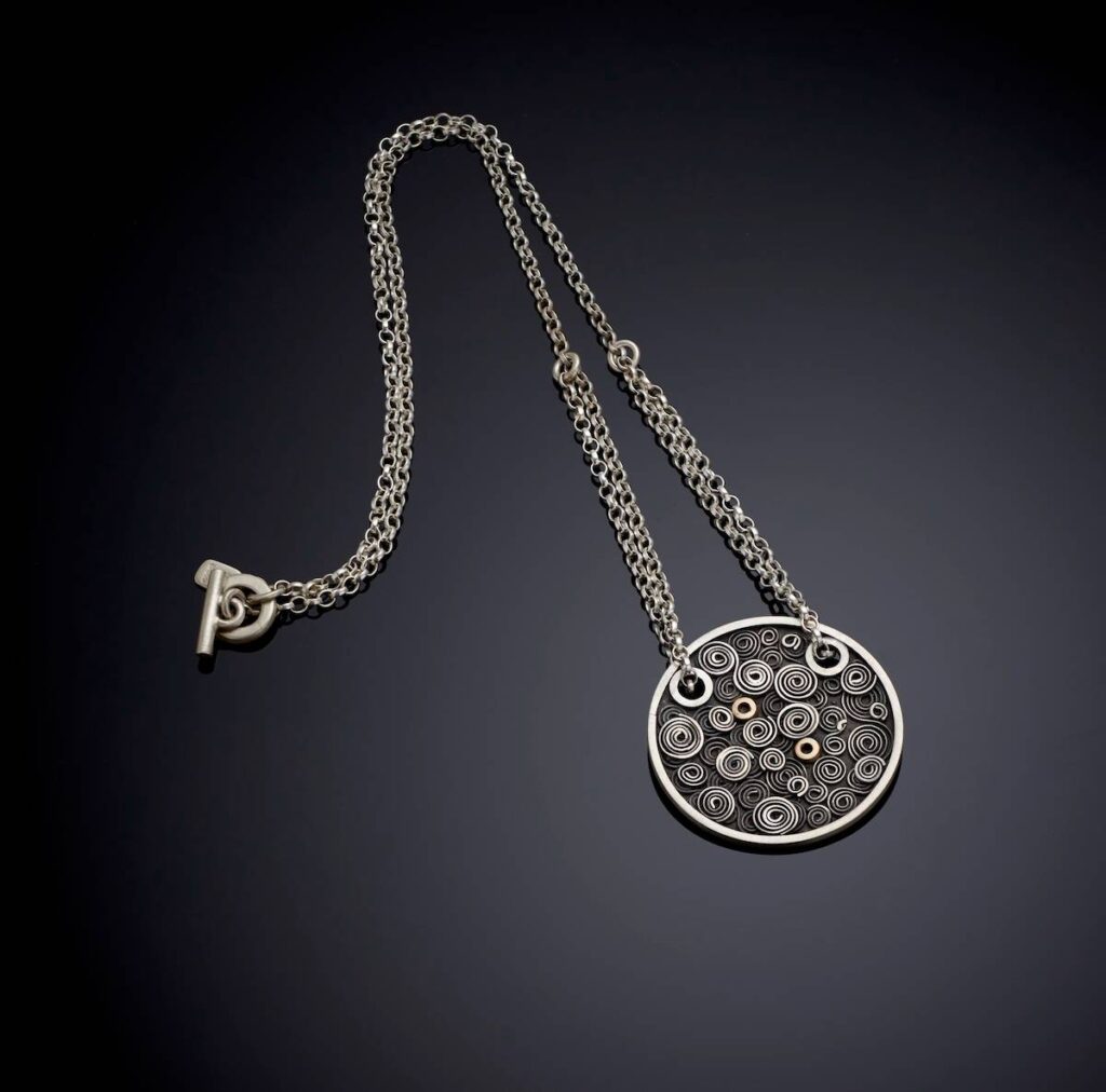Clockwork pendant by Emma Jane Champley