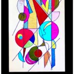 Kaleidoscope of Colors fiber art by Grace Cormier