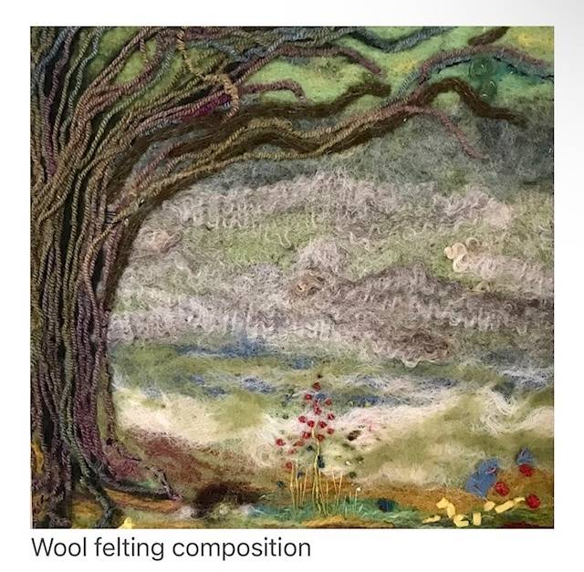 Needle felting by Grace Cormier