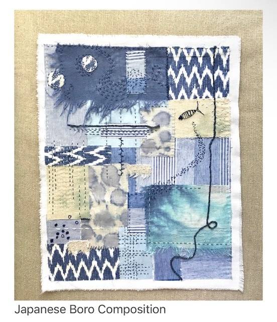Japanese Boro composition by Grace Cormier