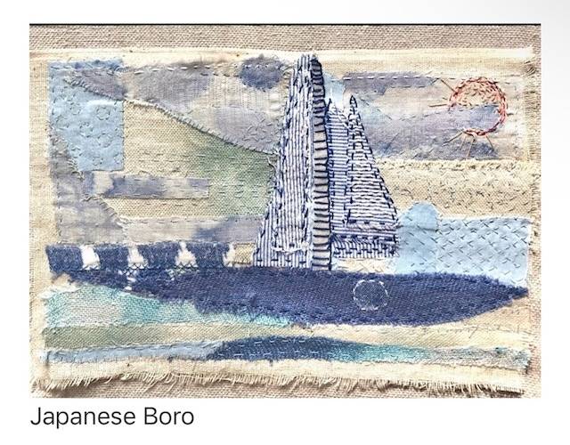 Japanese Boro boat by Grace Cormier