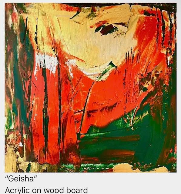 Geisha painting by Grace Cormier