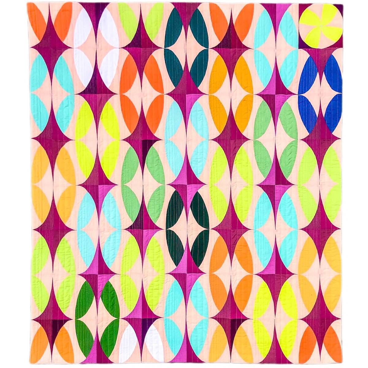 8 of Diamonds quilt by Kaitlin Rim