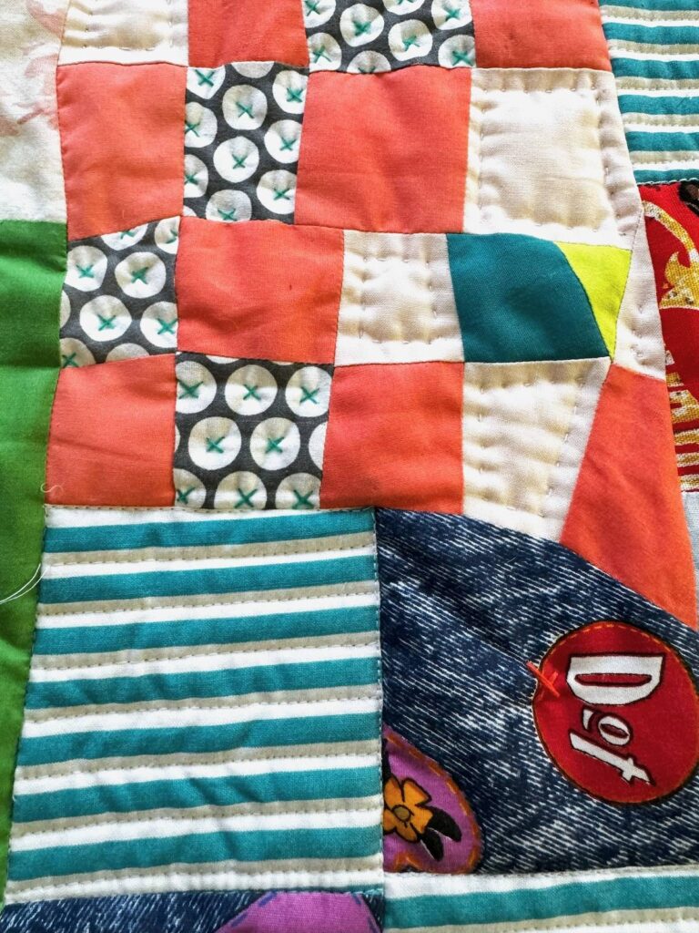 Milennial Dream quilt detail by Kaitlin Rim
