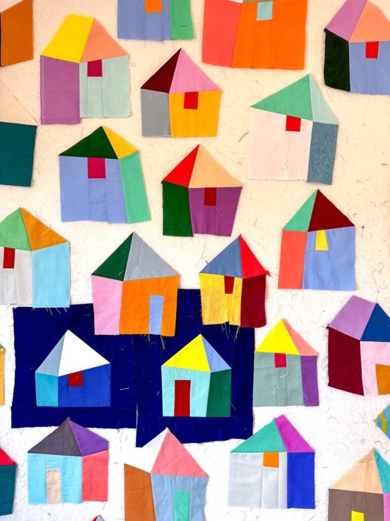 Weird Neighbors by Kaitlin Rim in progress