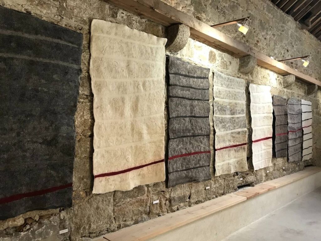 Felt Stratums by Leiko Uchiyama
