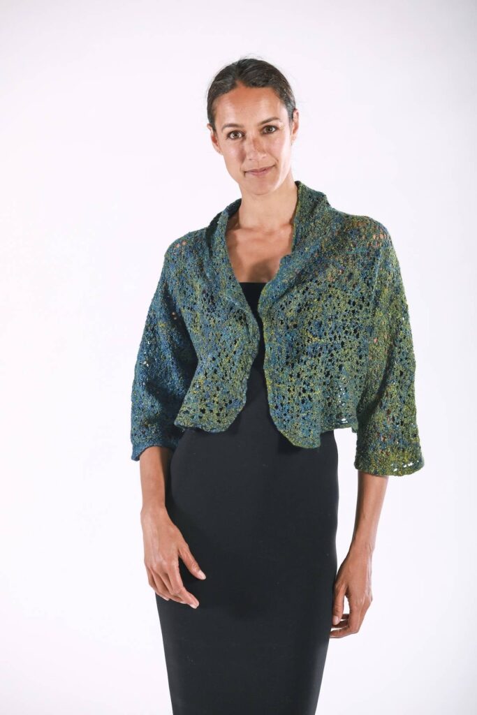 Felted bolero by Leiko Uchiyama