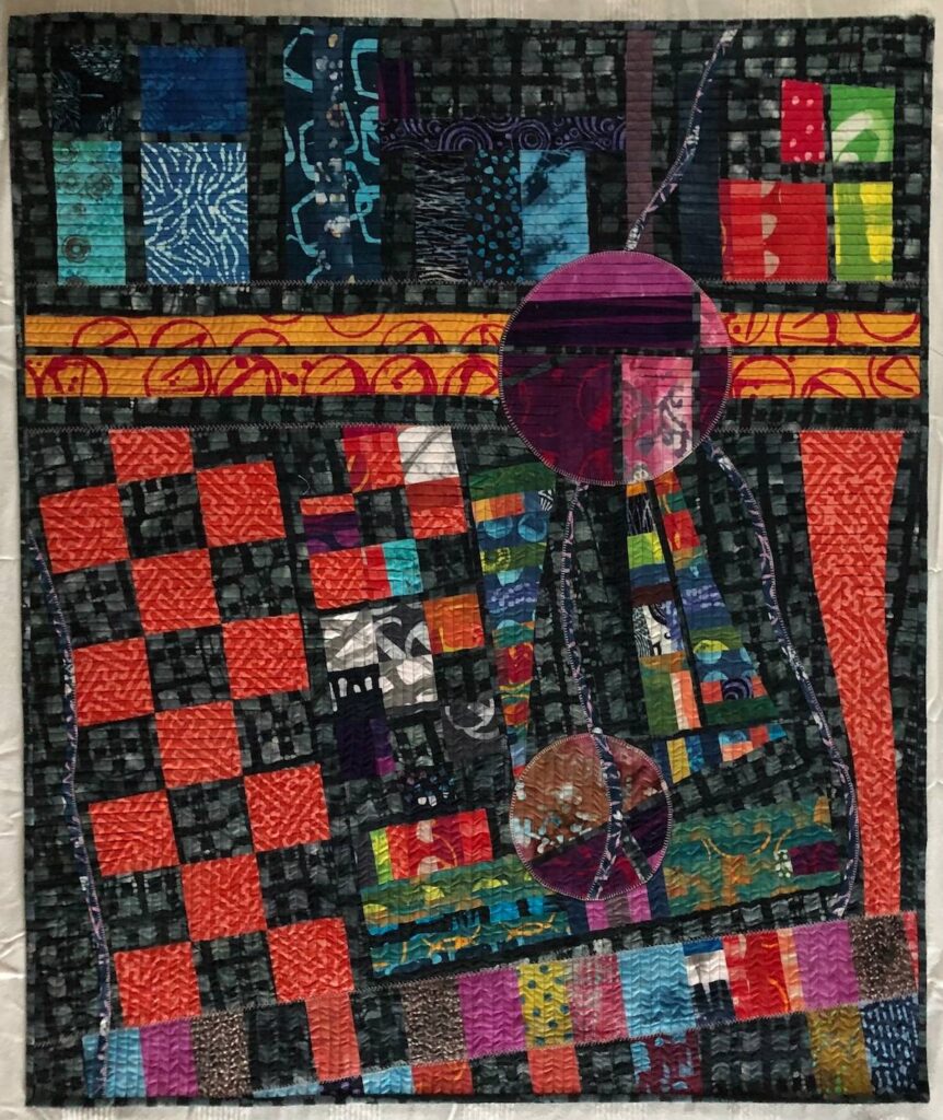 Projective Device fiber art by Michael Stevenson