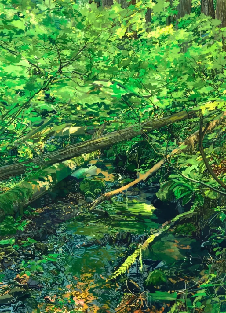 Silent Reverie Unveiling the Verdant Depths Within by Anastasia Zielinski