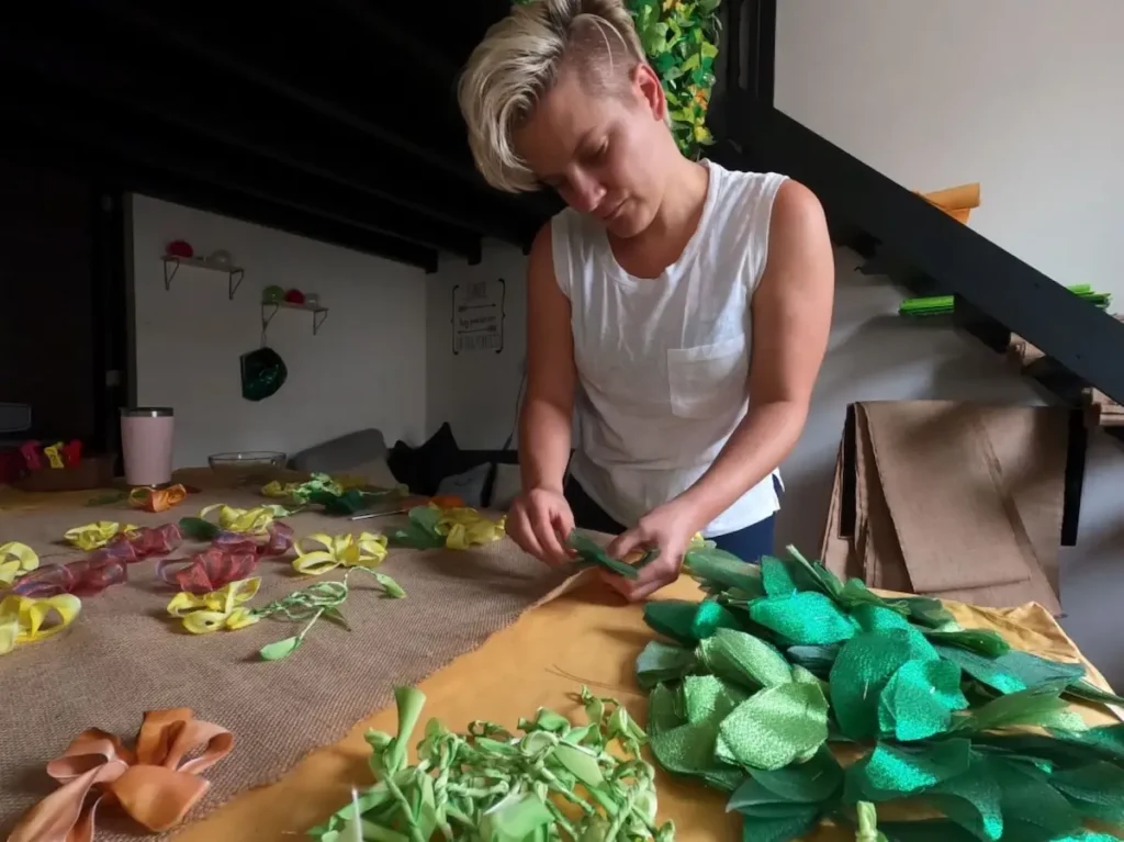 Anastasia Zielinski creating Jardin Secreto in Mexico City
