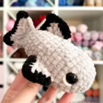 Blacktip Reef Shark crochet by Jacki Donhou