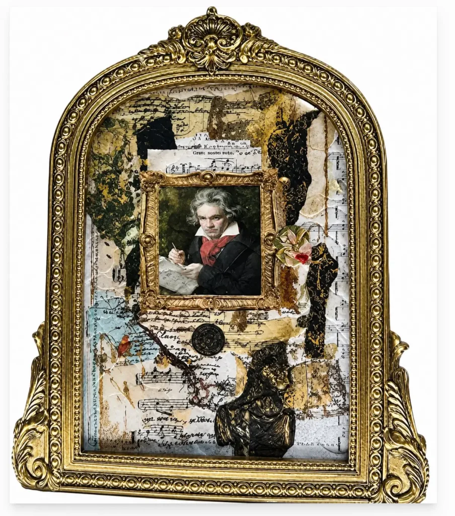 Beehoven collage by Kathleen Field