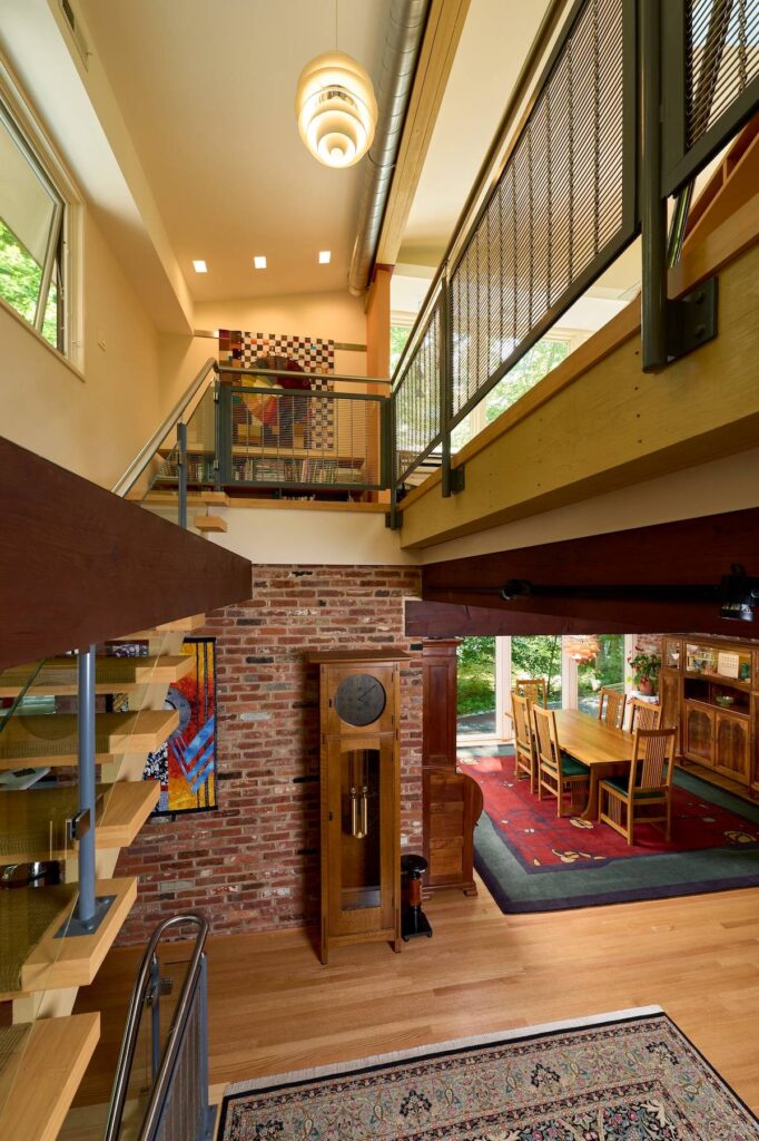 Linda Syverson Guild inside of her home