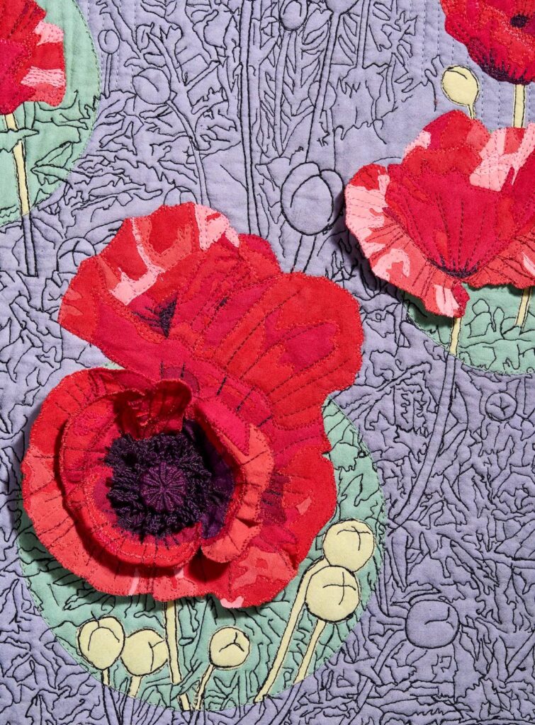 Detail of Idaho Poppies