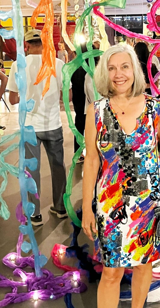 Mimi Czajaka Graminski at an installation