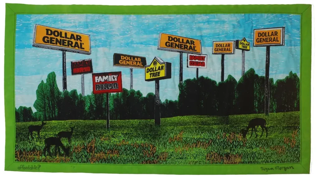Affordable fiber art by Suzan Morgan