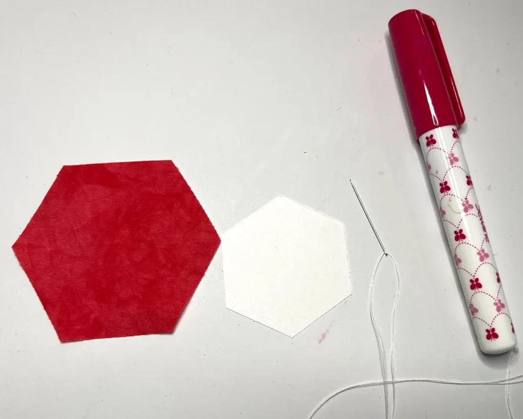 Thread basting supplies needed