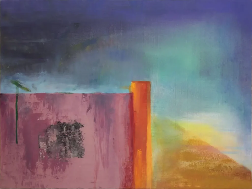A Land Between Two Places painting by Chidinma Dureke