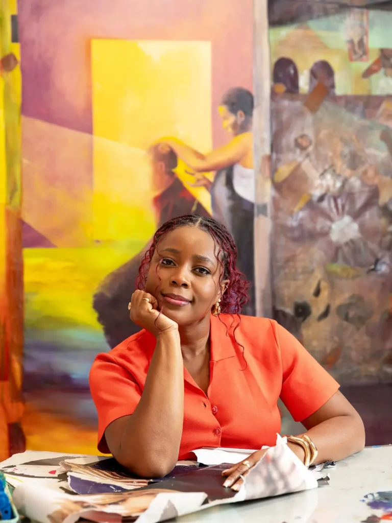 Chidinma Dureke in her studio 3