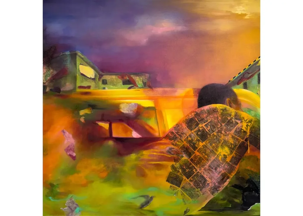 Black Exodus painting by Chidinma Dureke