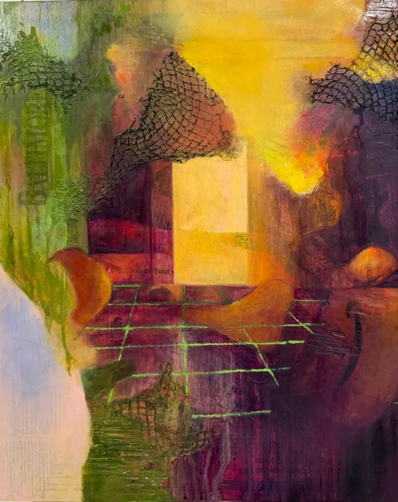Dystopia painting by Chidinma Dureke