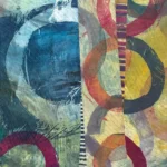 Unchained Melody fiber art by Chris Berry