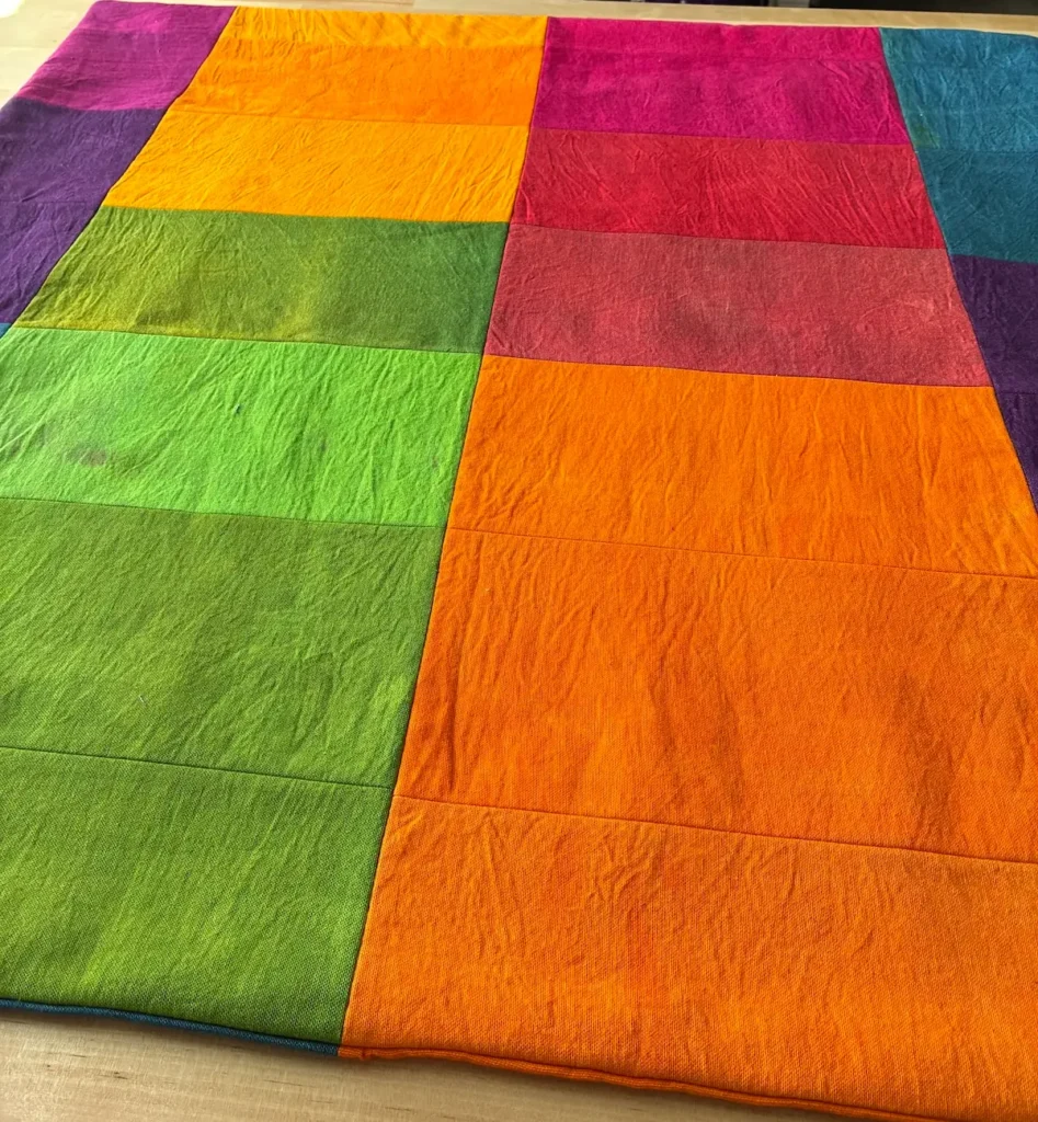 Close up of patchwork by Dr. Jaleesa Wells