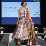 Plaid dress at h+h by Jane Claus