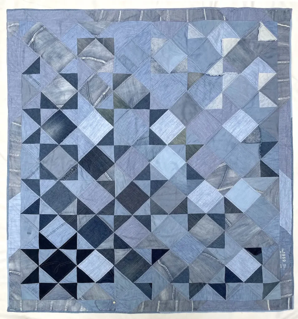 State of Renewal modern quilt by Jenn Marks