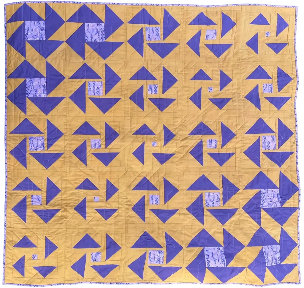 Pulsate modern quilt by Jenn Marks