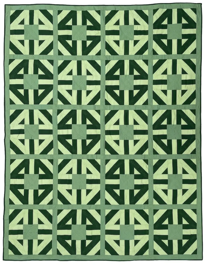 Trestle Churn modern quilt by Jenn Marks
