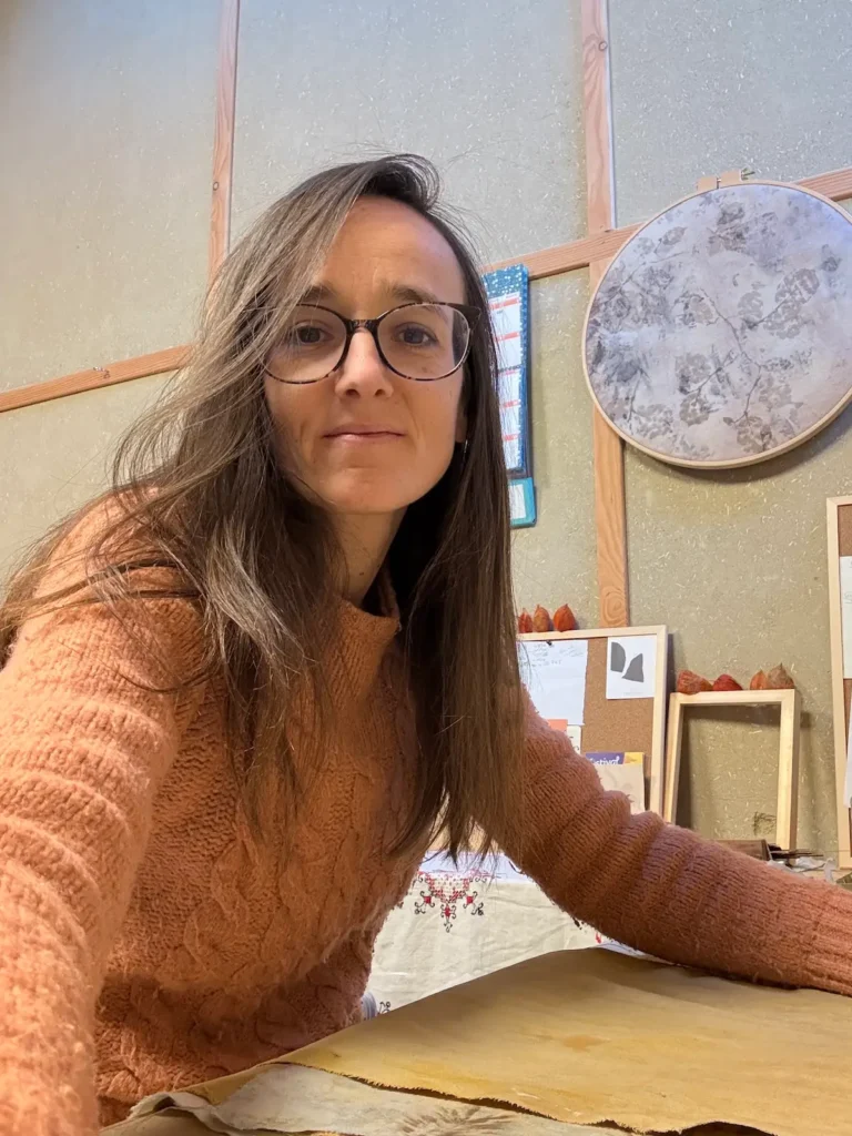 Julie LaForet in her studio