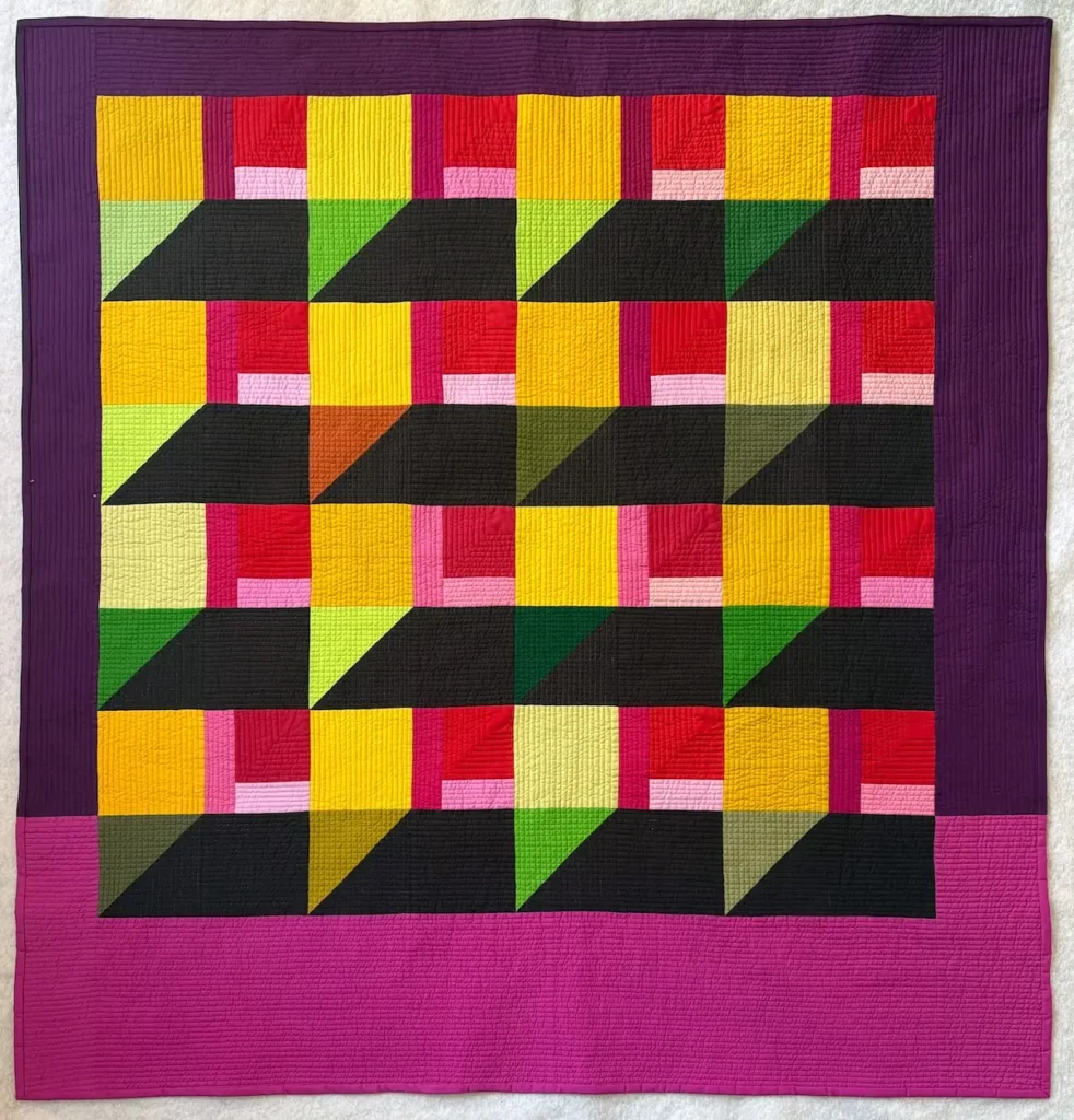 Condo Window fiber art by Mackenzie Leake
