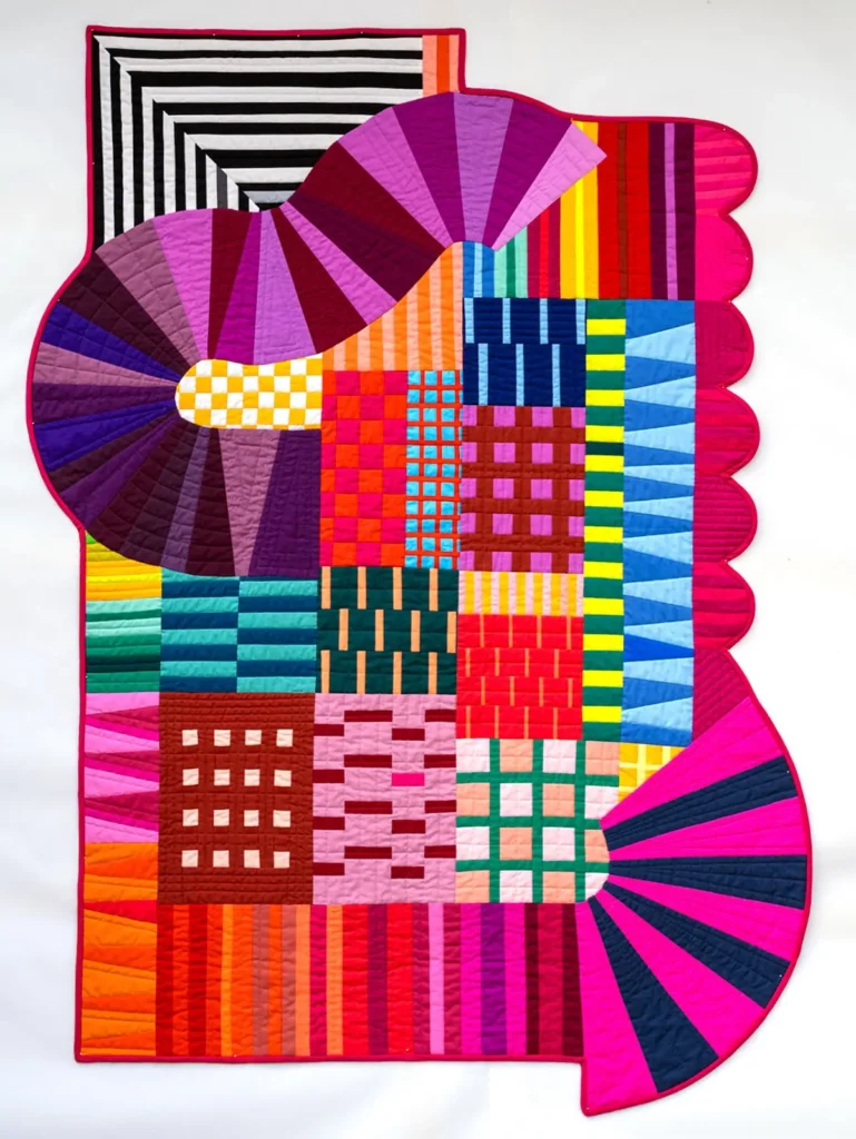 Fanciful fiber art by Mackenzie Leake
