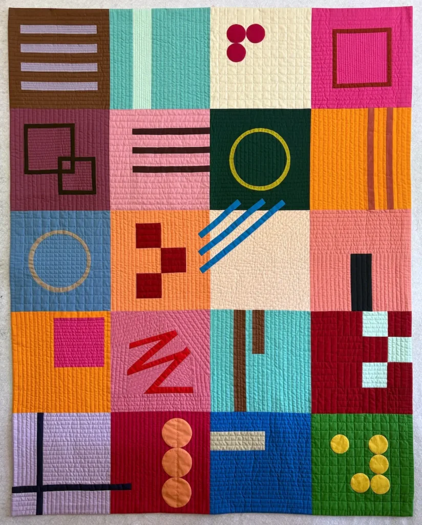 Glyph fiber art by Mackenzie Leake