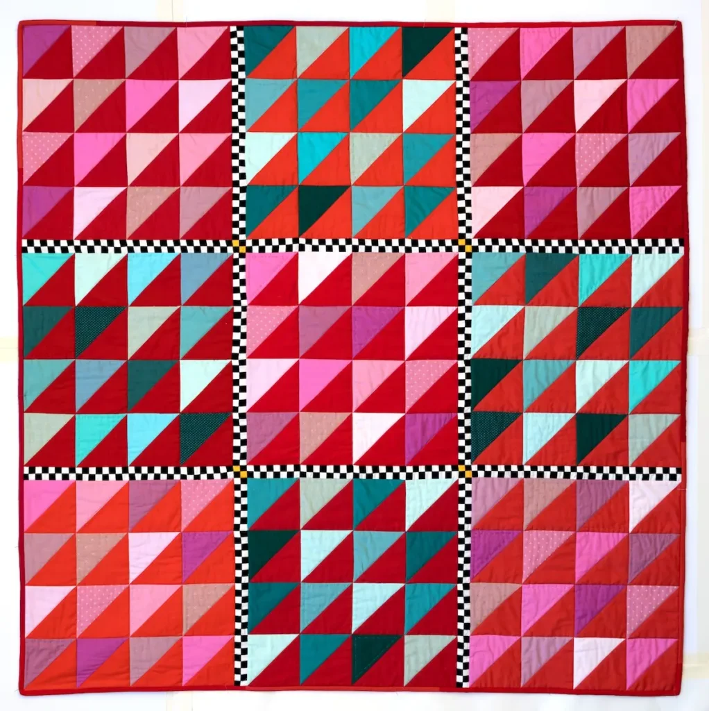 Point of Hue fiber art by Mackenzie Leake