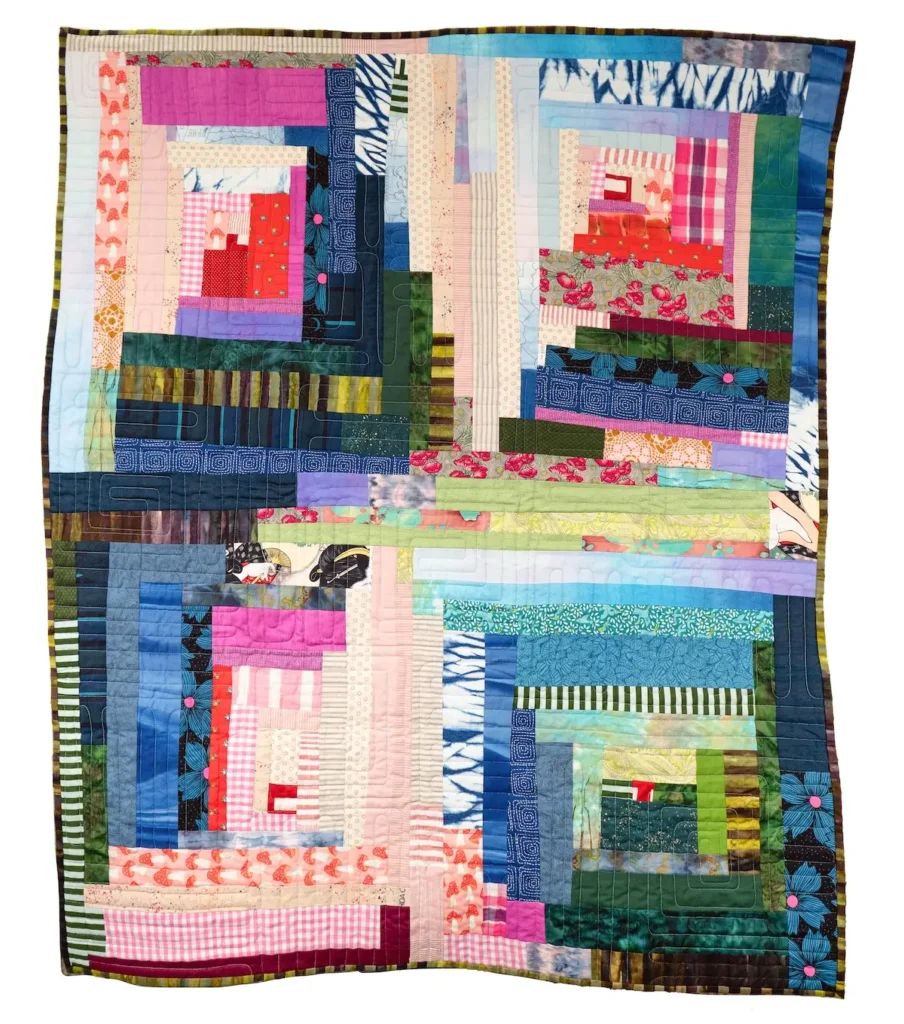 In Flux fiber art by Sarah Atlee