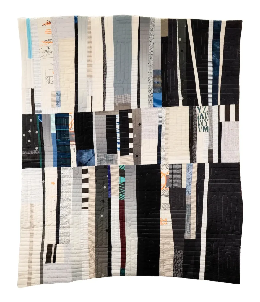 Remember Us fiber art by Sarah Atlee