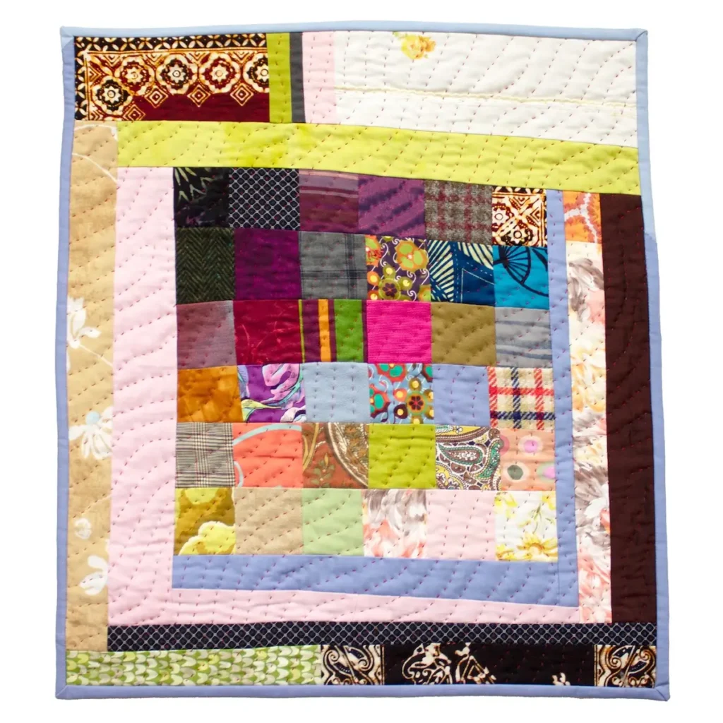 Self Sampler fiber art by Sarah Atlee