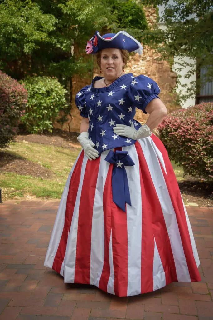 Miss Liberty dress and hat by Teri Biglands
