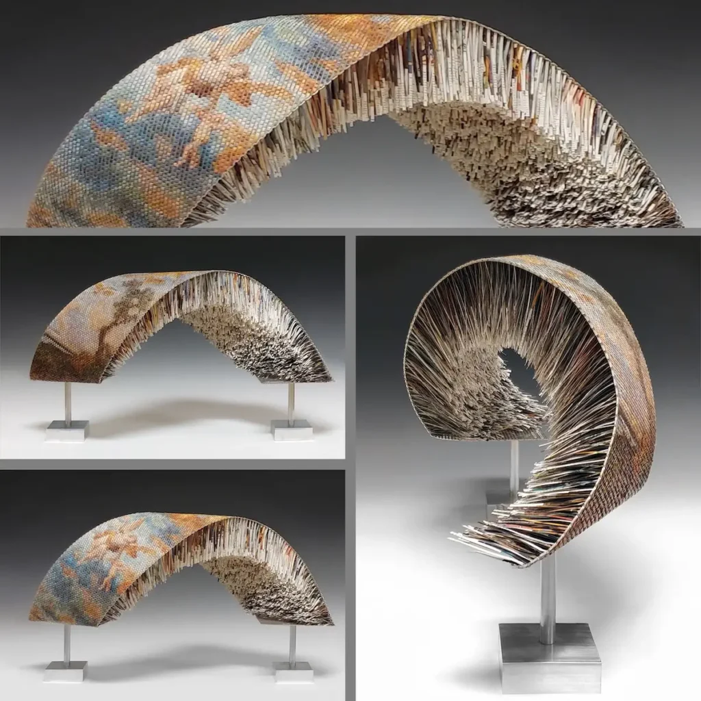 Spirit Messengers by Bonnie Kuhr in her Altered Book Series
