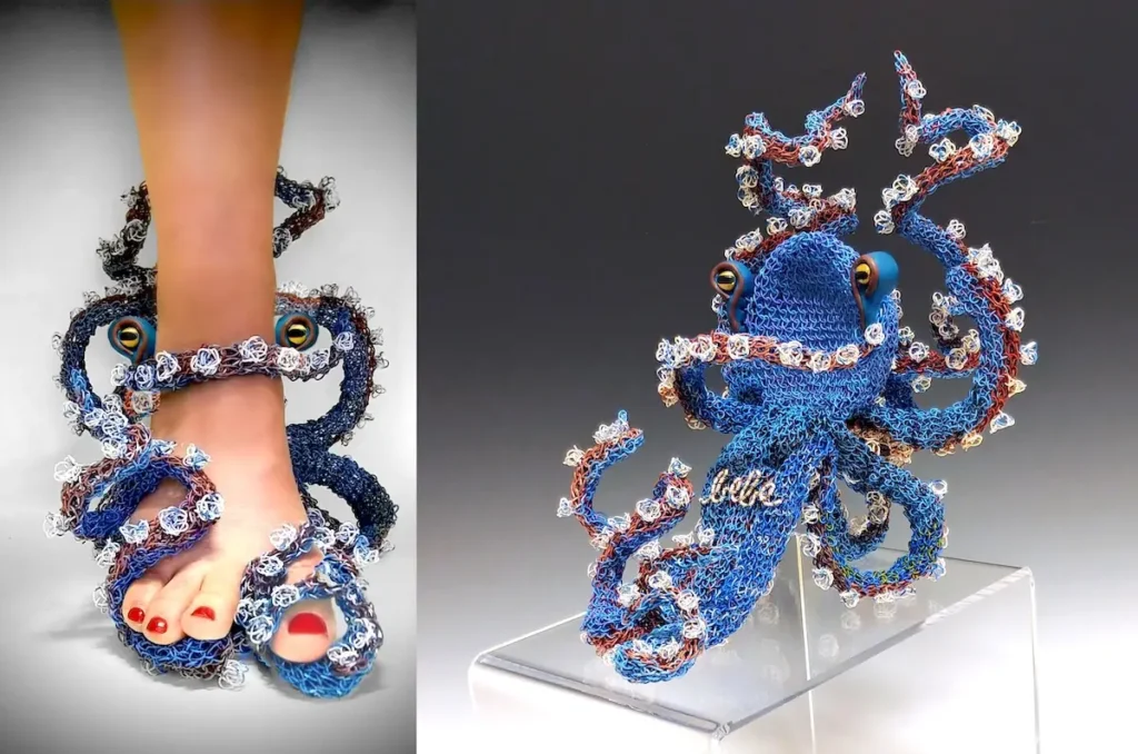 Na Kika in Bonnie Kuhr Shoe Sculpture Series