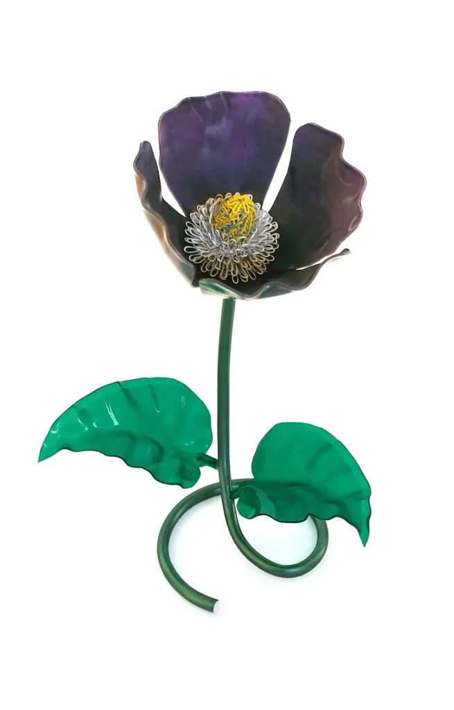 Vinyl Paper Poppie art by Bonnie Kuhr
